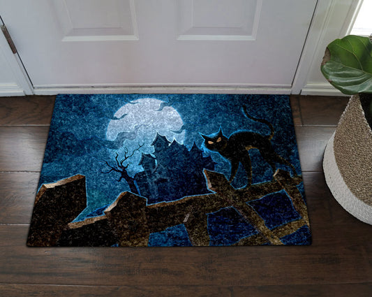 Cat Halloween TN200807MM Non-slip Door mats