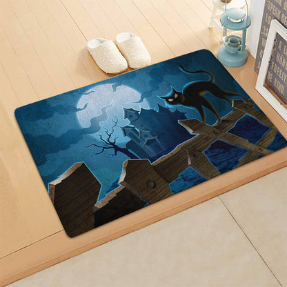 Cat Halloween TN200807MM Non-slip Door mats
