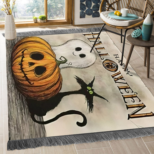 Cat Halloween VD2009039O Decorative Floor-cloth