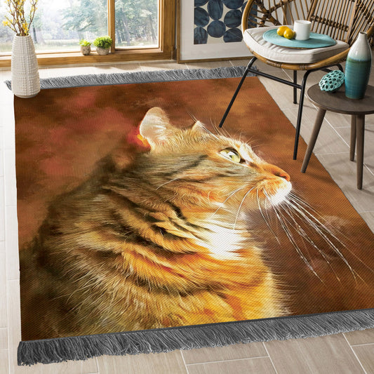 Cat ML0210043O Decorative Floor-cloth