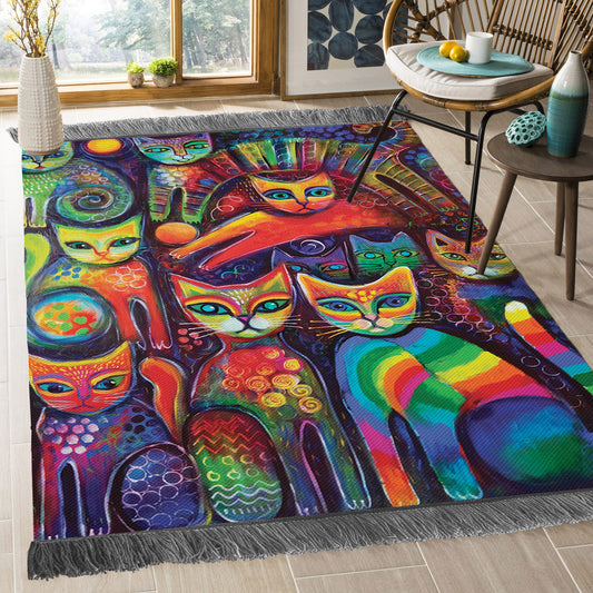 Cat NP1610066O Decorative Floor-cloth