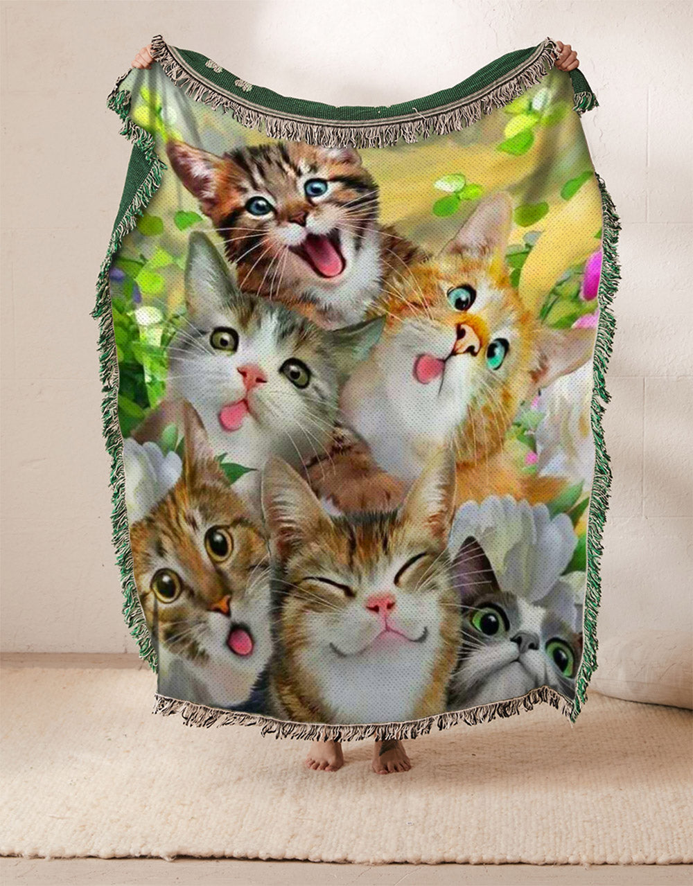 Cat NT031048S Throw Blankets For Sofa