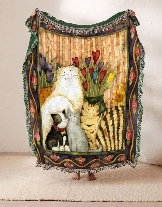 Cat NT031058S Throw Blankets For Sofa