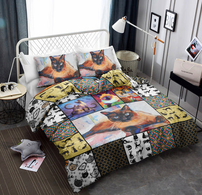Cat Siamese CLM0611076B Bedding Sets