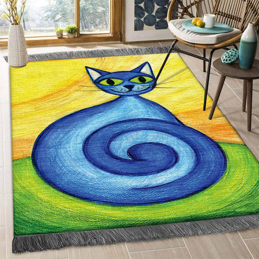 Cat TN1809026F Decorative Floor-cloth
