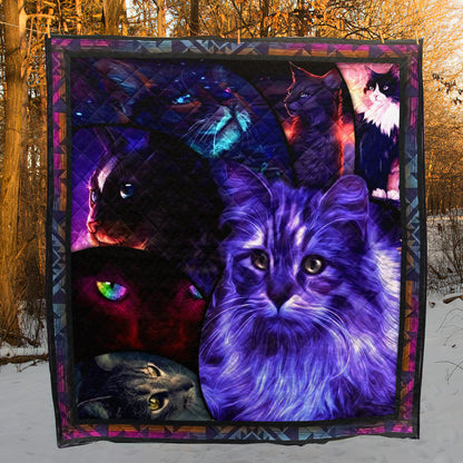 Cats CL05120081MDQ Quilt Blanket