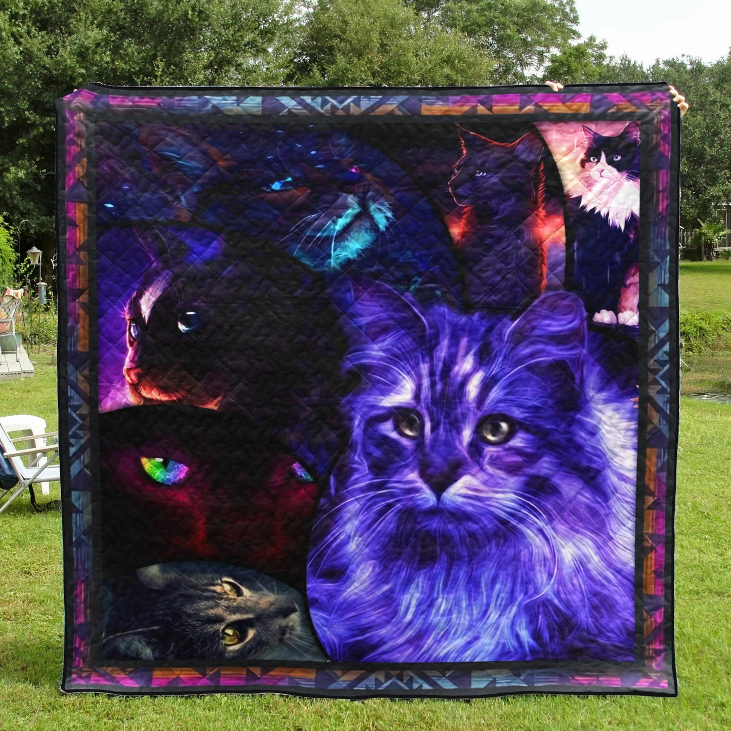 Cats CL05120081MDQ Quilt Blanket