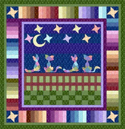 Cats CLA0411199Q Quilt Blanket