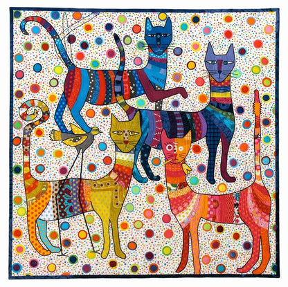 Cats CLA0411210Q Quilt Blanket