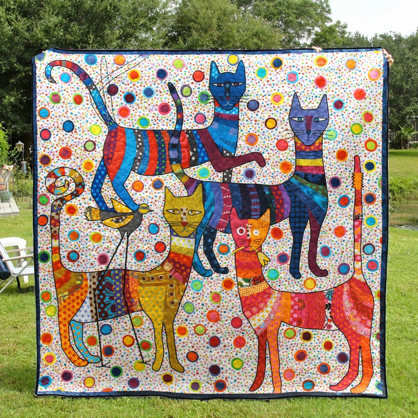 Cats CLA0411210Q Quilt Blanket