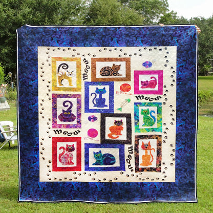 Cats CLA0511196Q Quilt Blanket