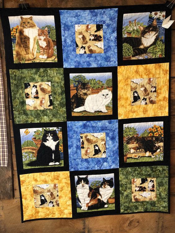 Cats CLA0910108Q Quilt Blanket