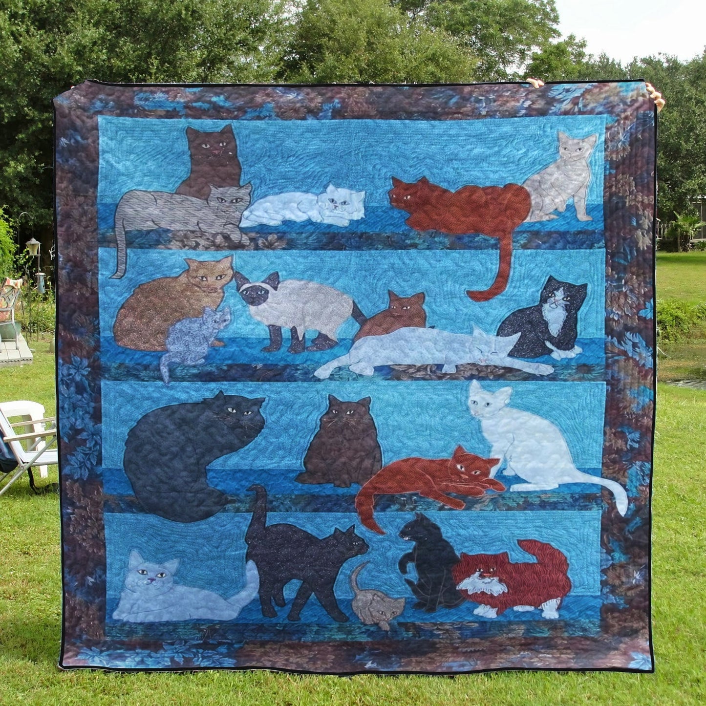 Cats CLA0912473Q Quilt Blanket