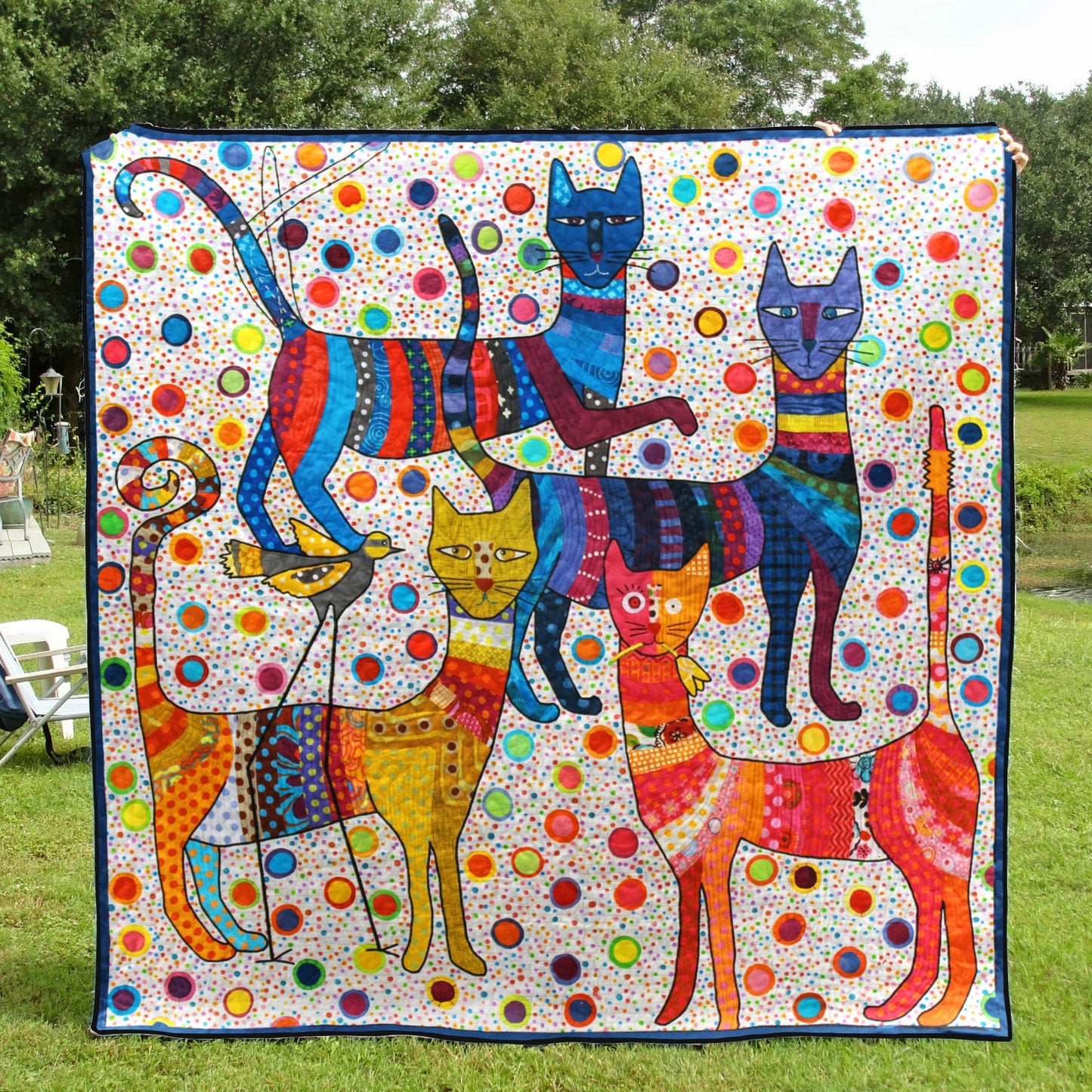 Cats CLA1710094Q Quilt Blanket