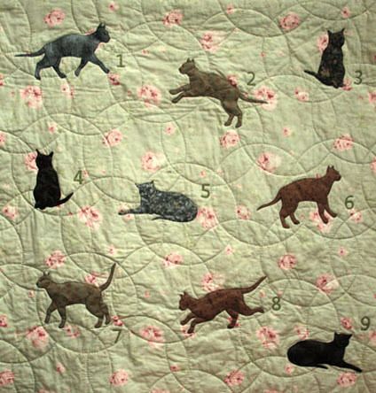 Cats CLA2011204Q Quilt Blanket