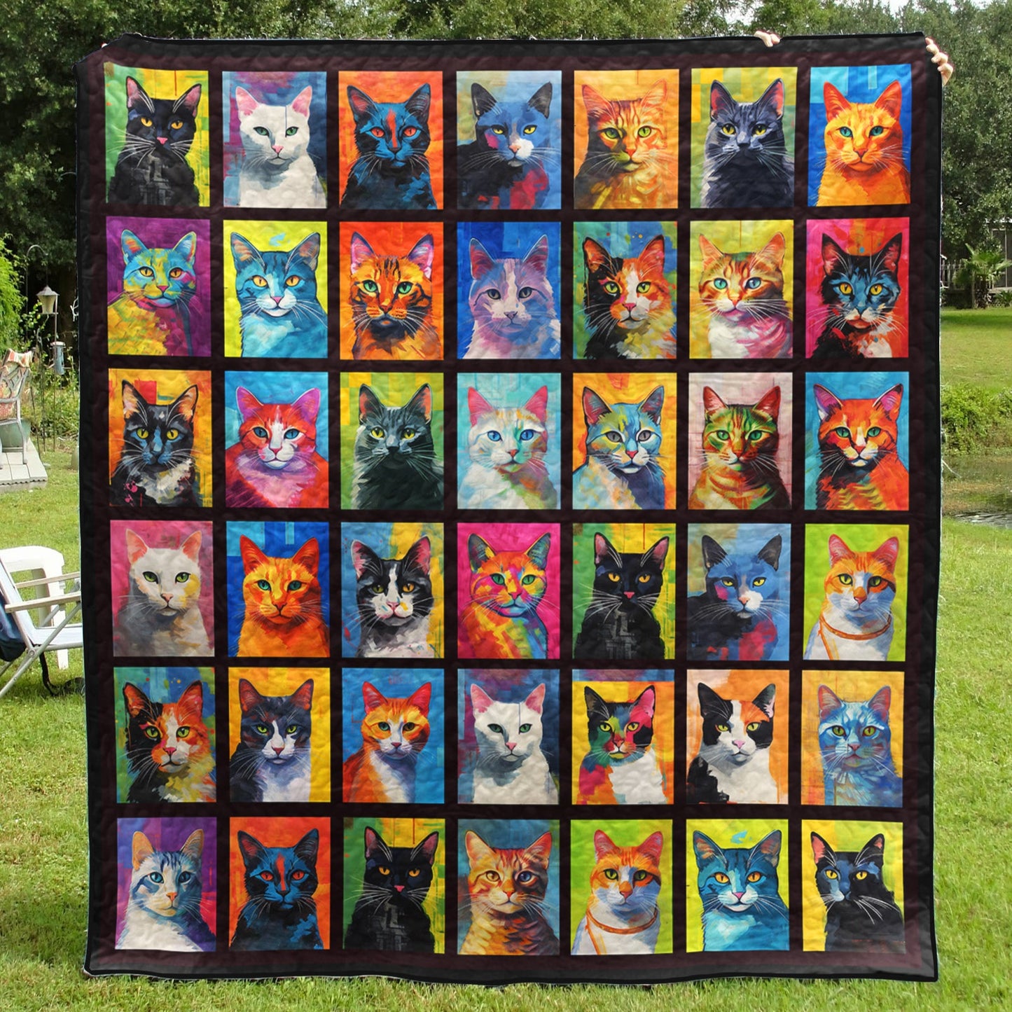 Cats CLA2410108Q Art Quilt