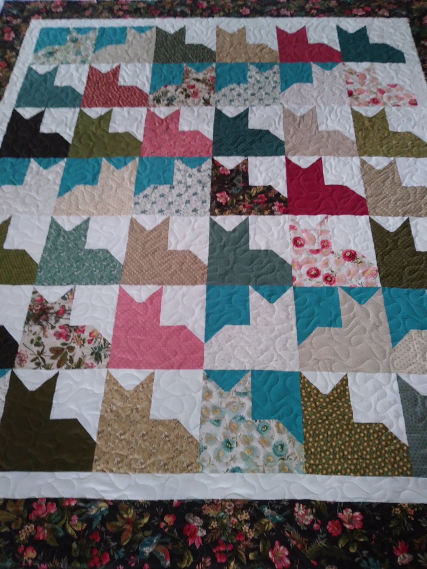 Cats CLA25110230Q Quilt Blanket