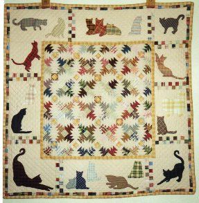 Cats CLA2810130Q Quilt Blanket