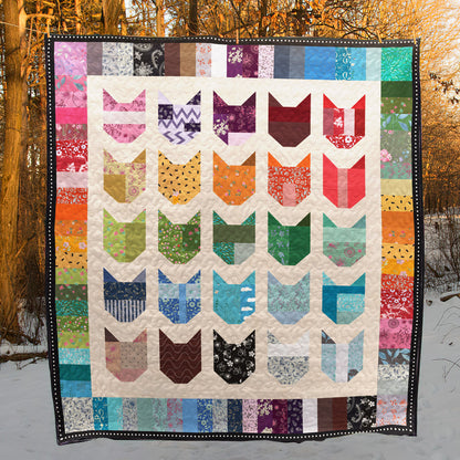 Cats CLA2910141Q Quilt Blanket