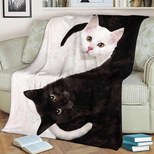 Cats CLP270818 Sherpa Fleece Blanket