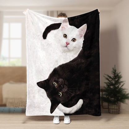 Cats CLP270818 Sherpa Fleece Blanket