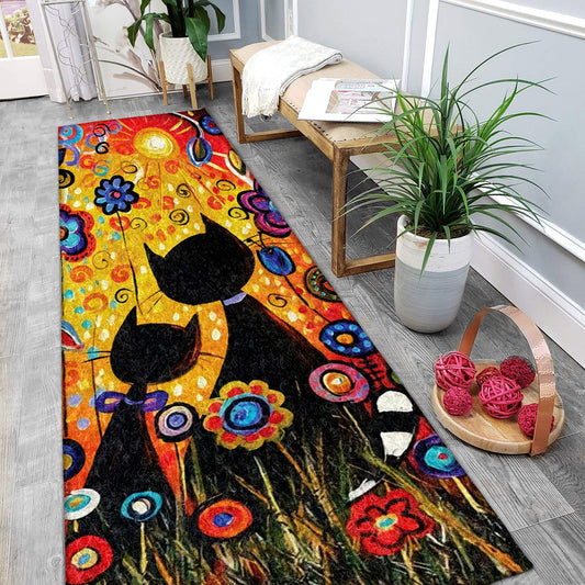 Cats HN011005RU Runner Rug
