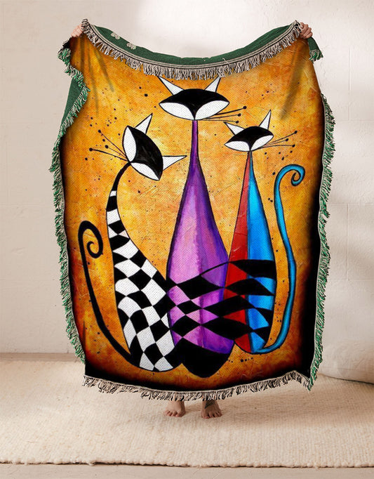 Cats HN300948S Throw Blankets For Sofa
