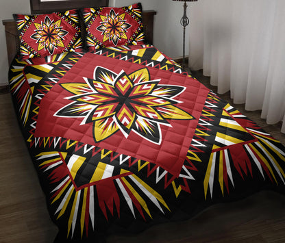 Native American Cattail Mixer Queen Star Quilt Bedding Set TN230520D