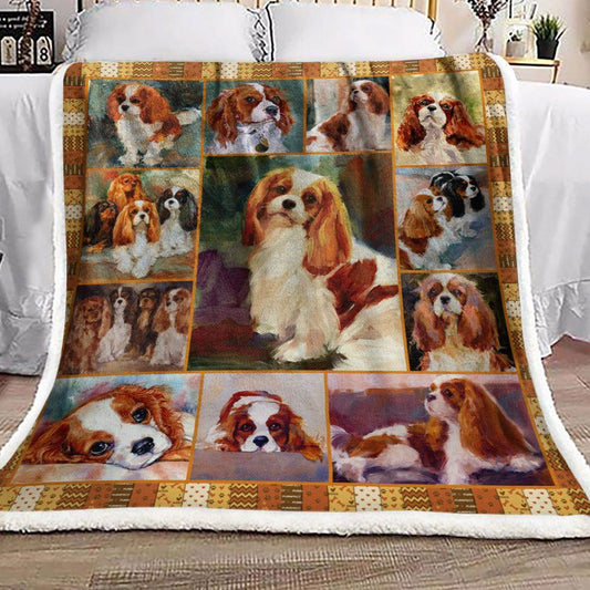 Cavalier BT081035F Sherpa Fleece Blanket