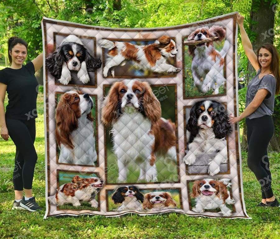 Cavalier King Charles Spaniel CL05100022MDQ Quilt Blanket