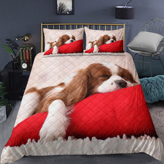 Cavalier King Charles Spaniel Quilt Bedding Set TL160908