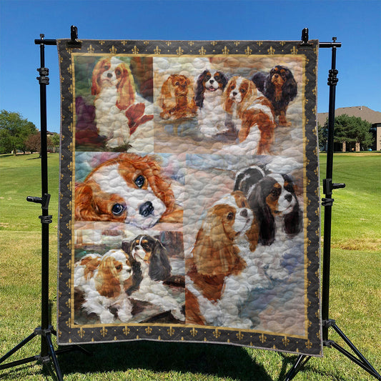 Cavalier King Charles Spaniel YH3110707 Quilt Blanket