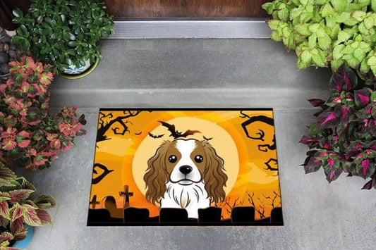Cavalier King Charles Spaniel Dancing In The Moonlight CLP0111044D Non-slip Door mats