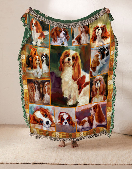 Cavalier King Charles Spaniel NT1410064S Throw Blankets For Sofa