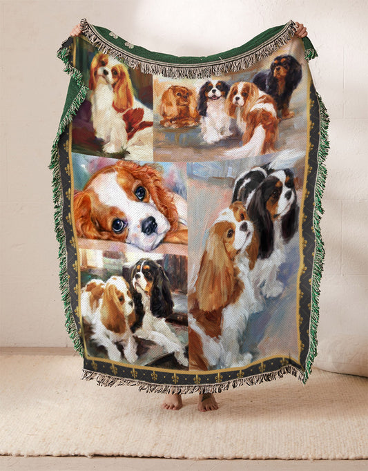 Cavalier King Charles Spaniel NT1510042S Throw Blankets For Sofa