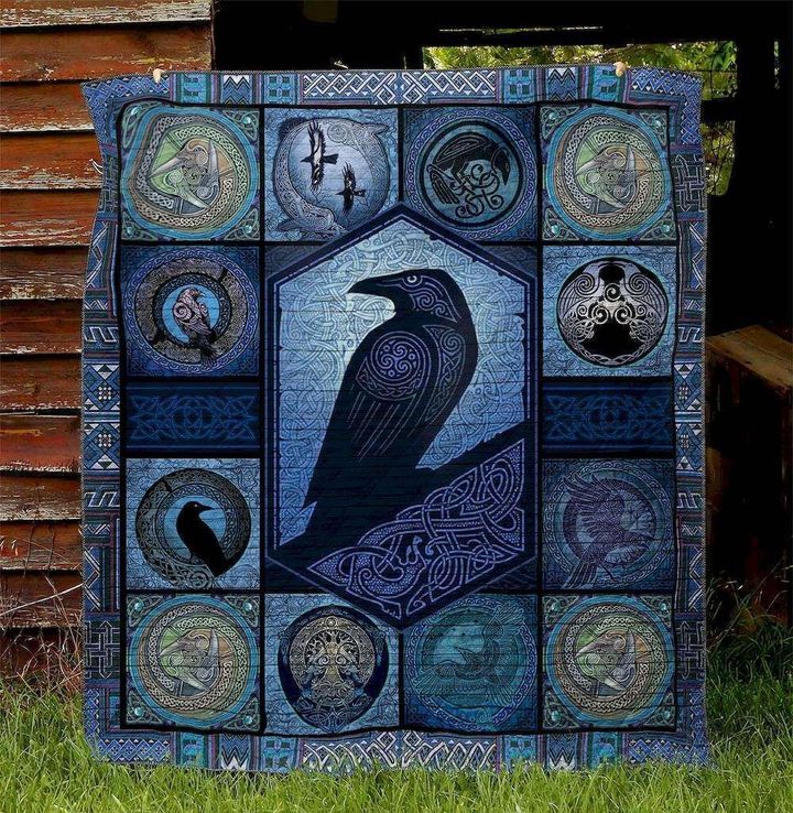 Celtic Art Raven NH240401 Quilt Blanket