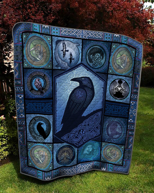 Celtic Art Raven TD20110378 Quilt Blanket