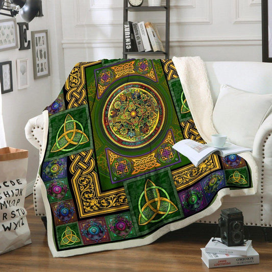 Celtic CL170817MD Sherpa Fleece Blanket