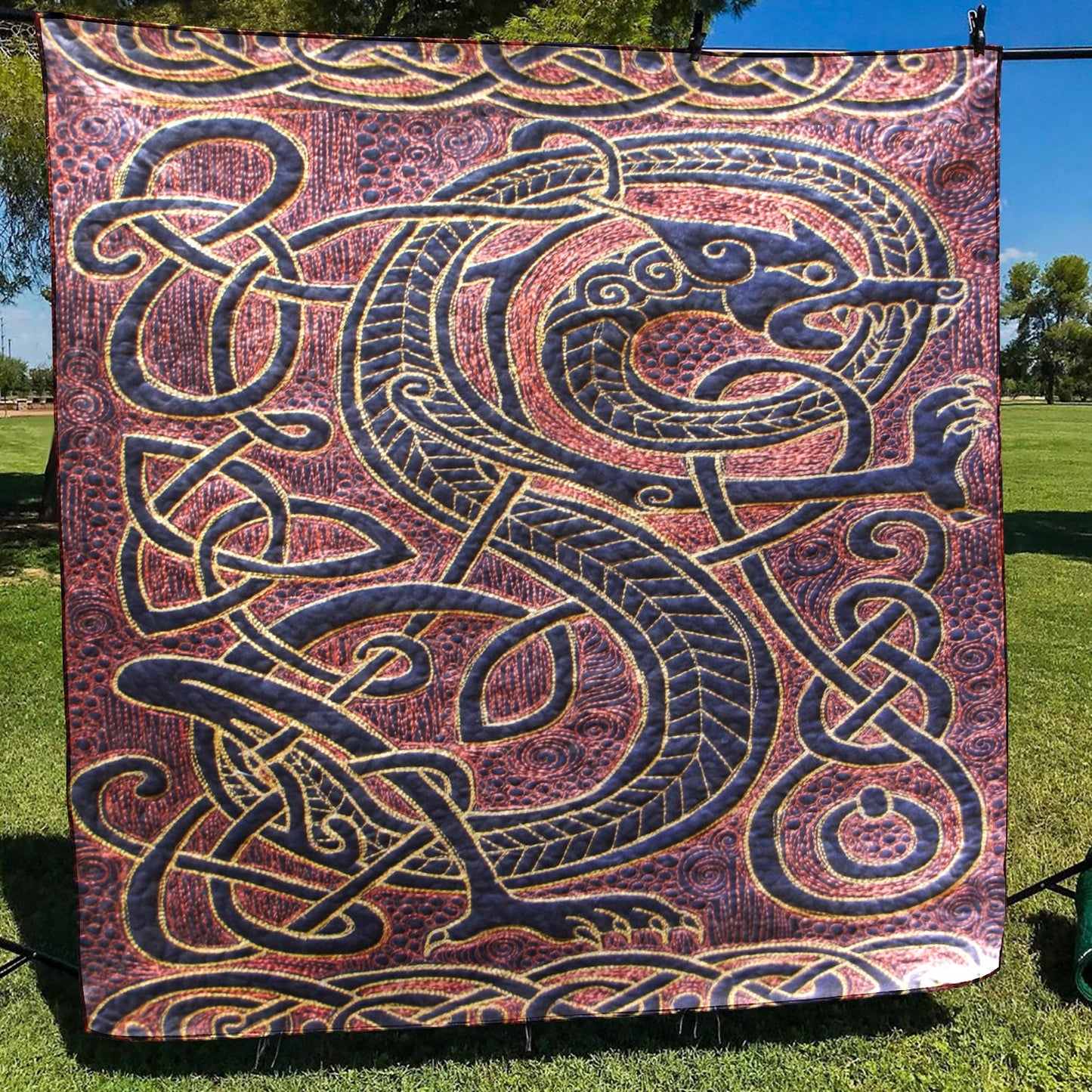 Celtic Dragon TD18110155 Quilt Blanket