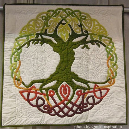 Celtic Tree Of Life CLA1210086Q Quilt Blanket