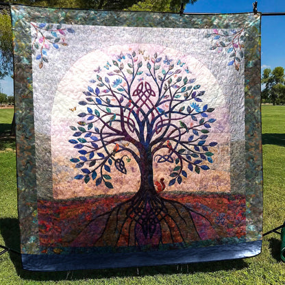 Celtic Tree Of Life CLT0511034H Quilt Blanket