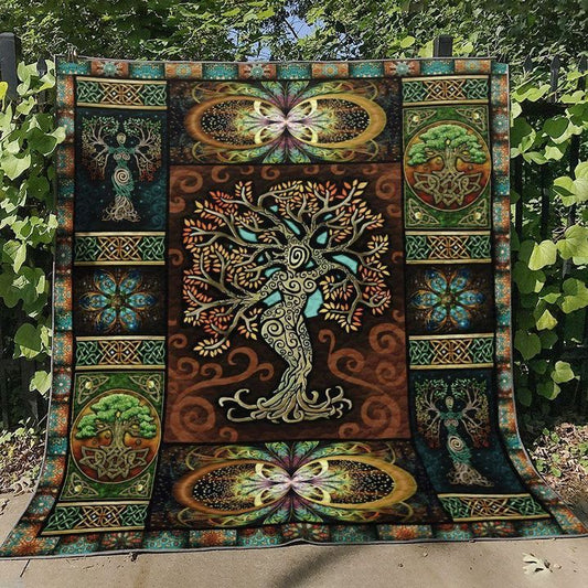 Celtic Tree Of Life D010734 Quilt Blanket