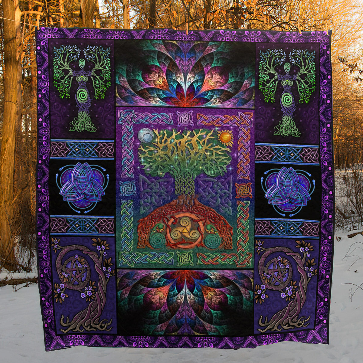 Celtic Tree Of Life TD20110371 Quilt Blanket