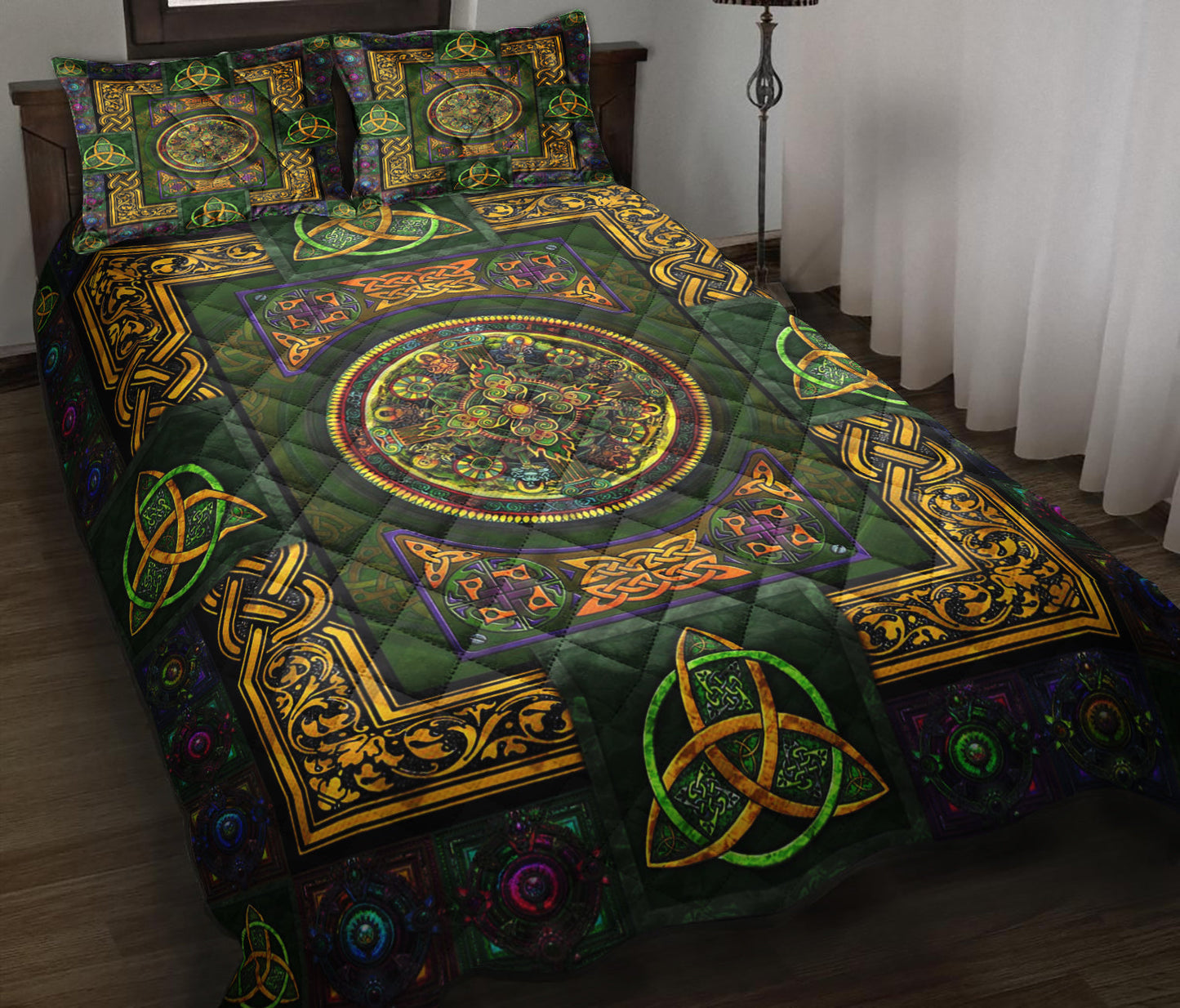 Celtic Trinity Quilt Bedding Set ND130905