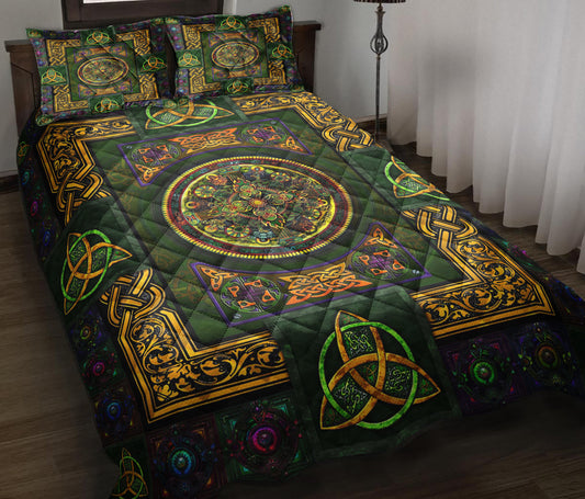 Celtic Trinity Quilt Bedding Set ND130905