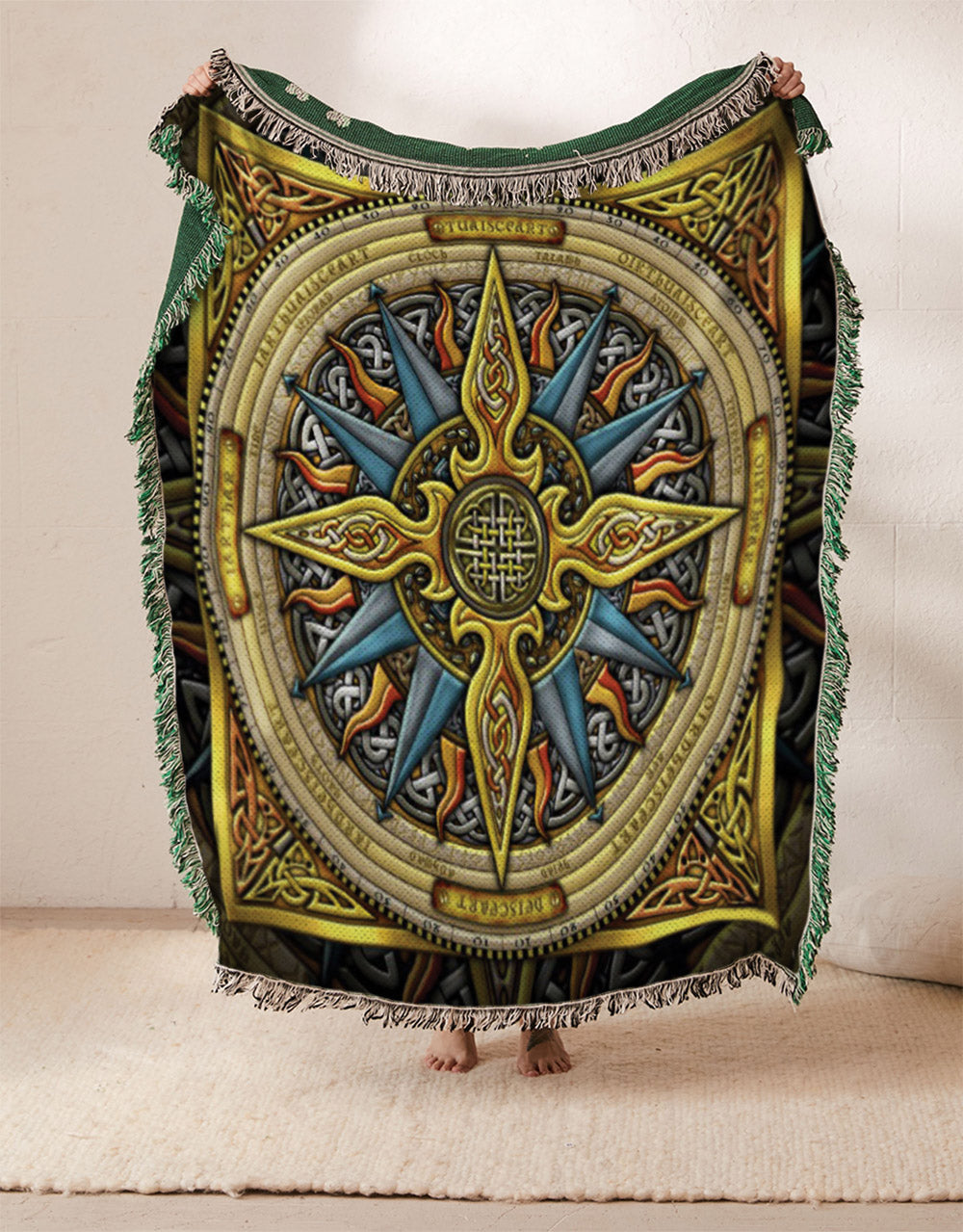 Celtic Compass HN041031S Throw Blankets For Sofa