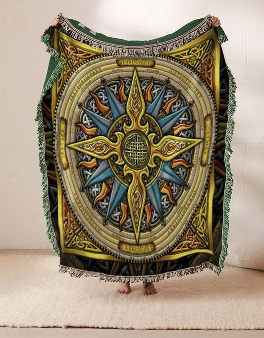 Celtic Compass HN041031S Throw Blankets For Sofa
