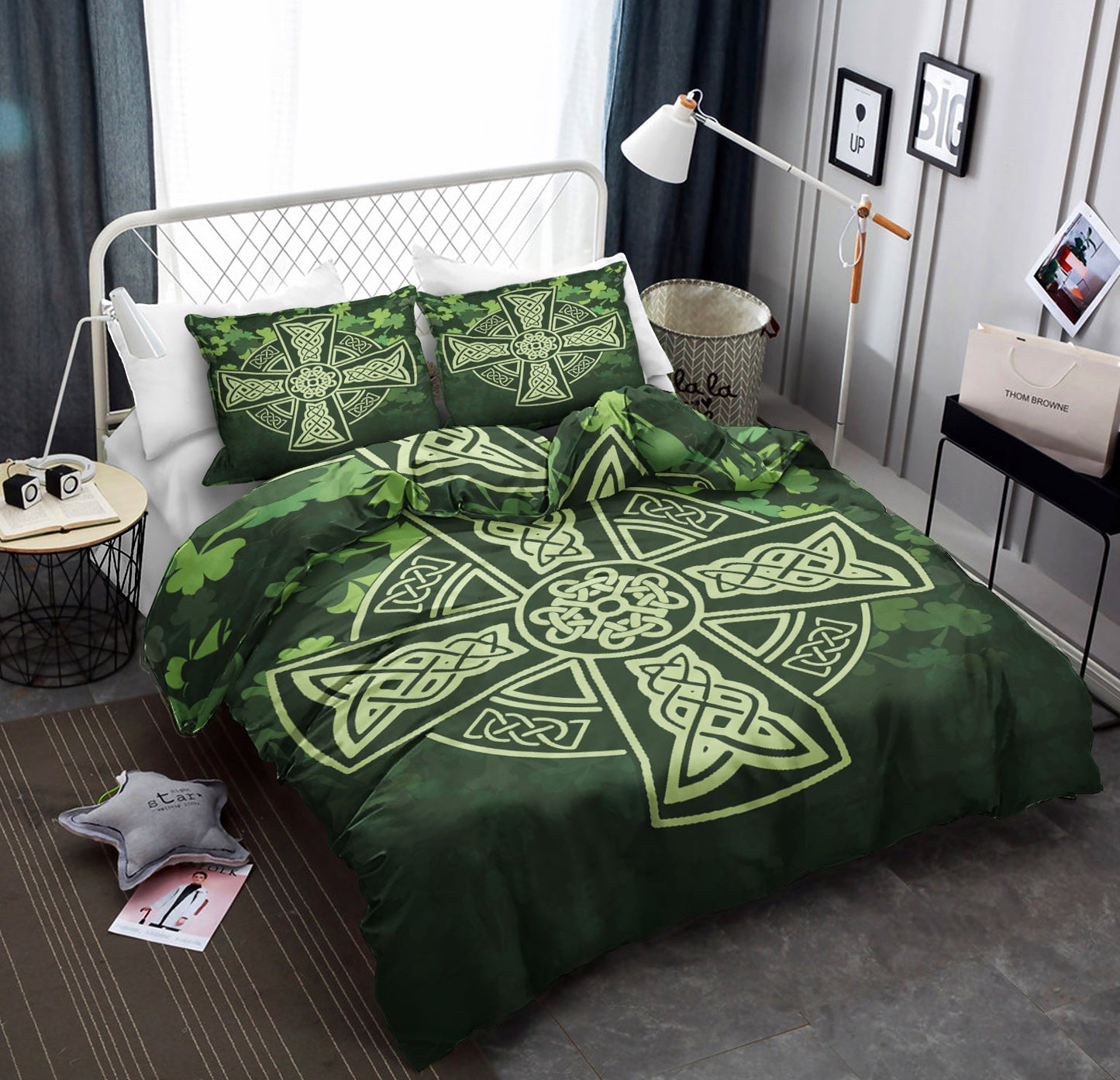 Celtic Cross Shamrock CLA270821B Bedding Sets
