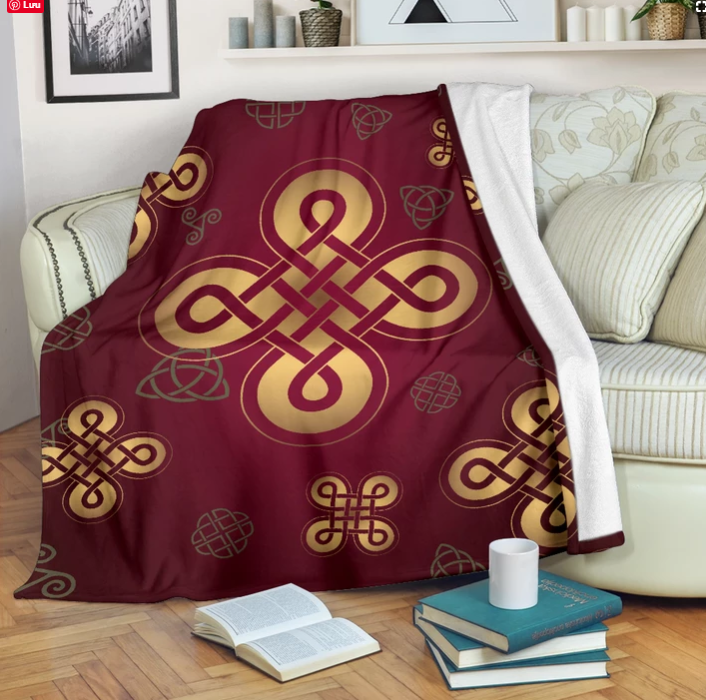 Celtic Knot CLM1810037S Sherpa Fleece Blanket