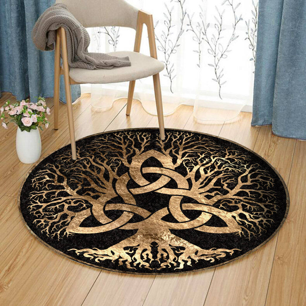 Celtic Tree Of Life DD070918RR Round Area Rug